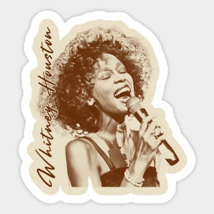 Whitney Houston Sticker